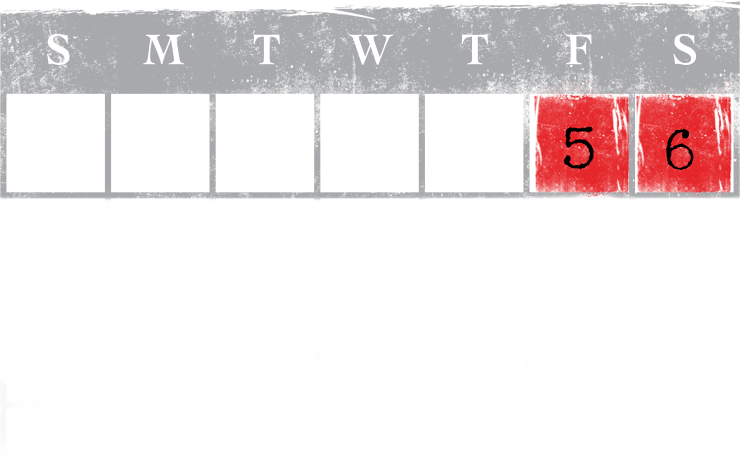 USS Nightmare November Calendar